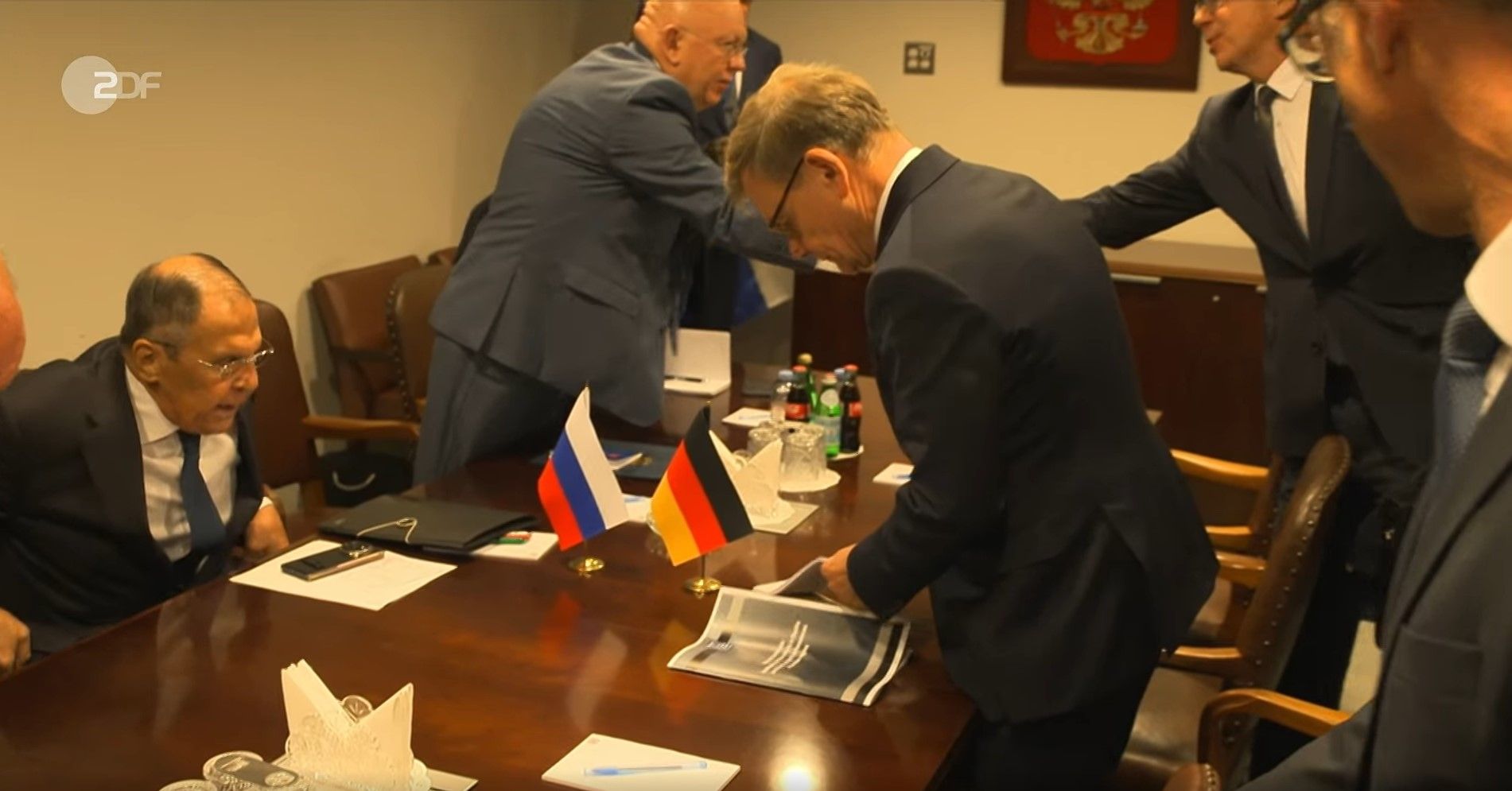 Вадефуль объяснил цель встречи с Лавровым, скриншот с видео