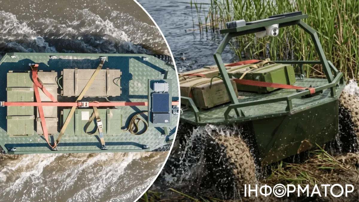 Украинские военные впервые использовали робота-амфибию для доставки грузов на фронт