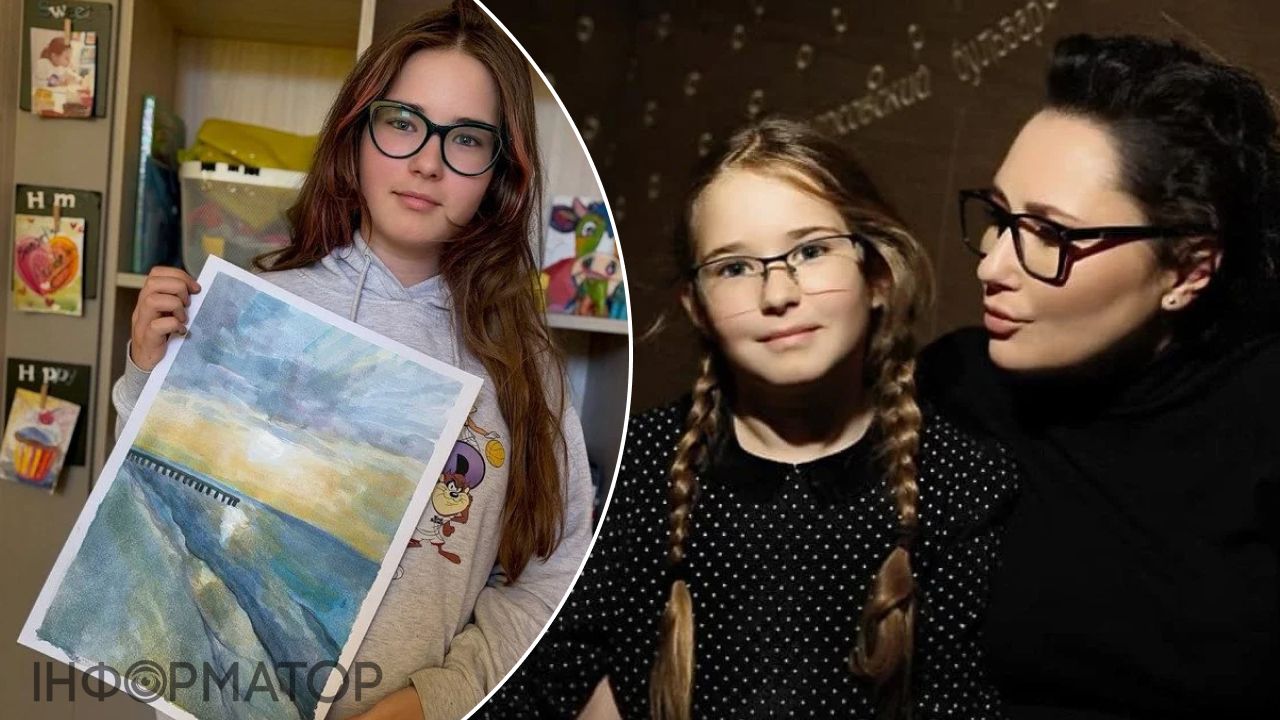 Мозговая показала 11-летнюю дочь Соломию и похвасталась ее талантом к рисованию