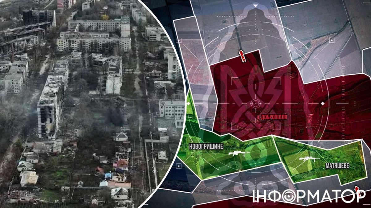 ЗСУ не контролюють Добропілля на Донеччині, на напрямку ворог розширює зону просування
