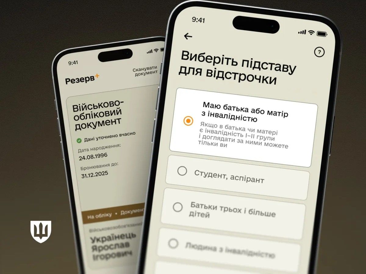 Резерв+ призупинить оформлення відстрочок з інвалідністю, джерело: Міноборони