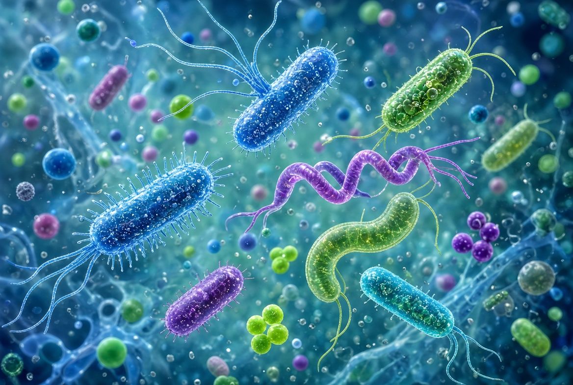 Микробы перерабатывали органическое вещество и высвобождали фосфор обратно в океан Микробы