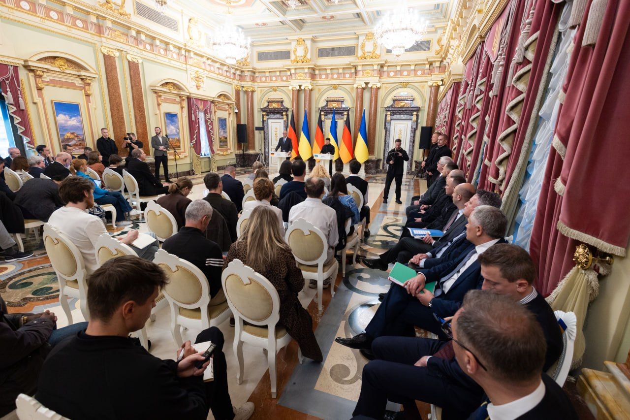 Пресконференція Зеленського та Мерца у Києві Пресконференція Зеленського та Мерца у Києві
