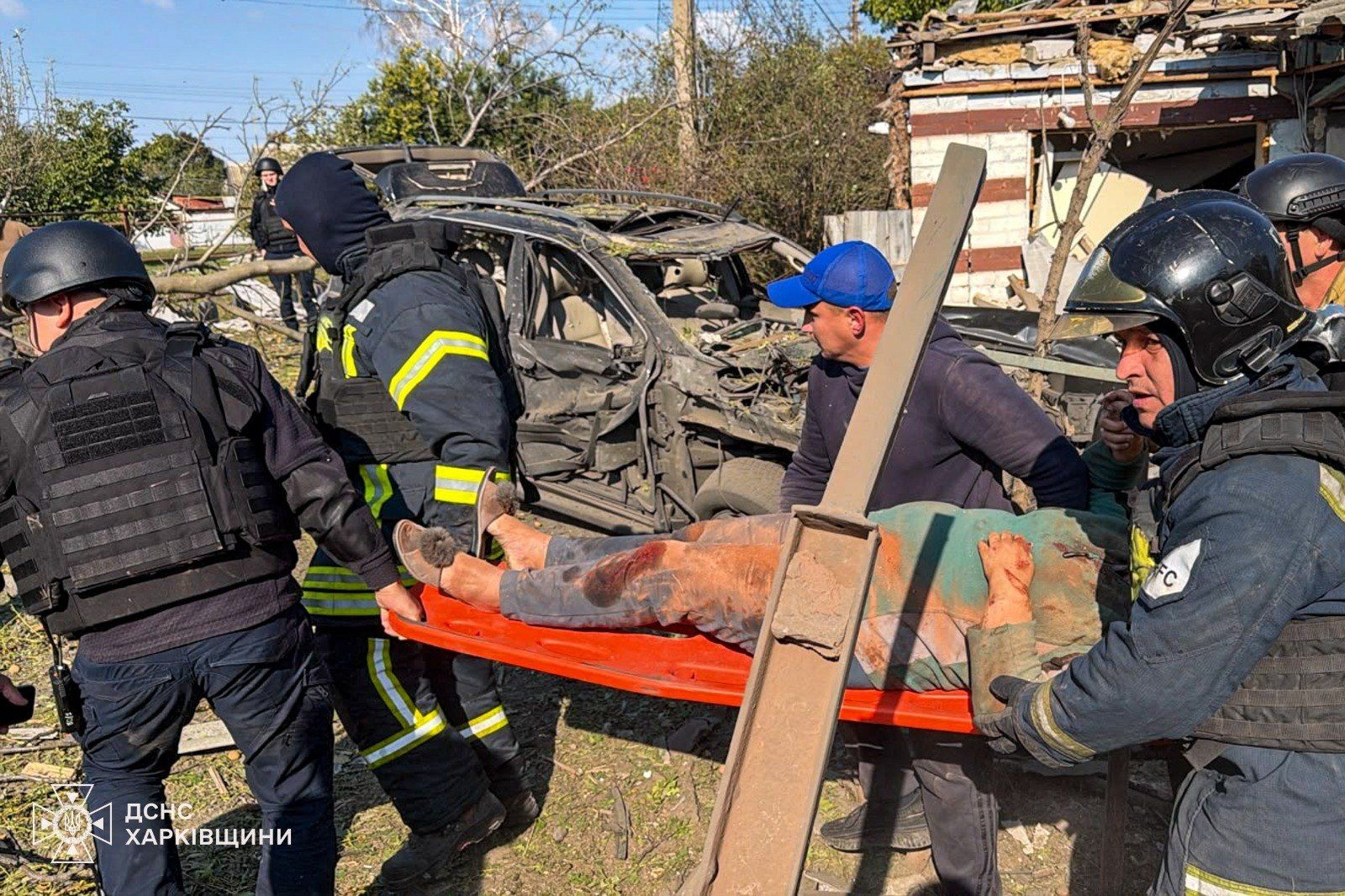 Наслідки обстрілу Чугуіва Чугуїв