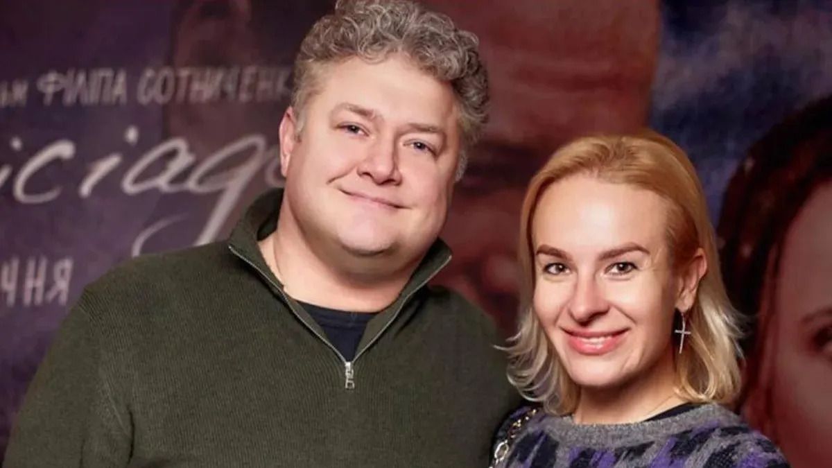 Назар Заднепровский с женой