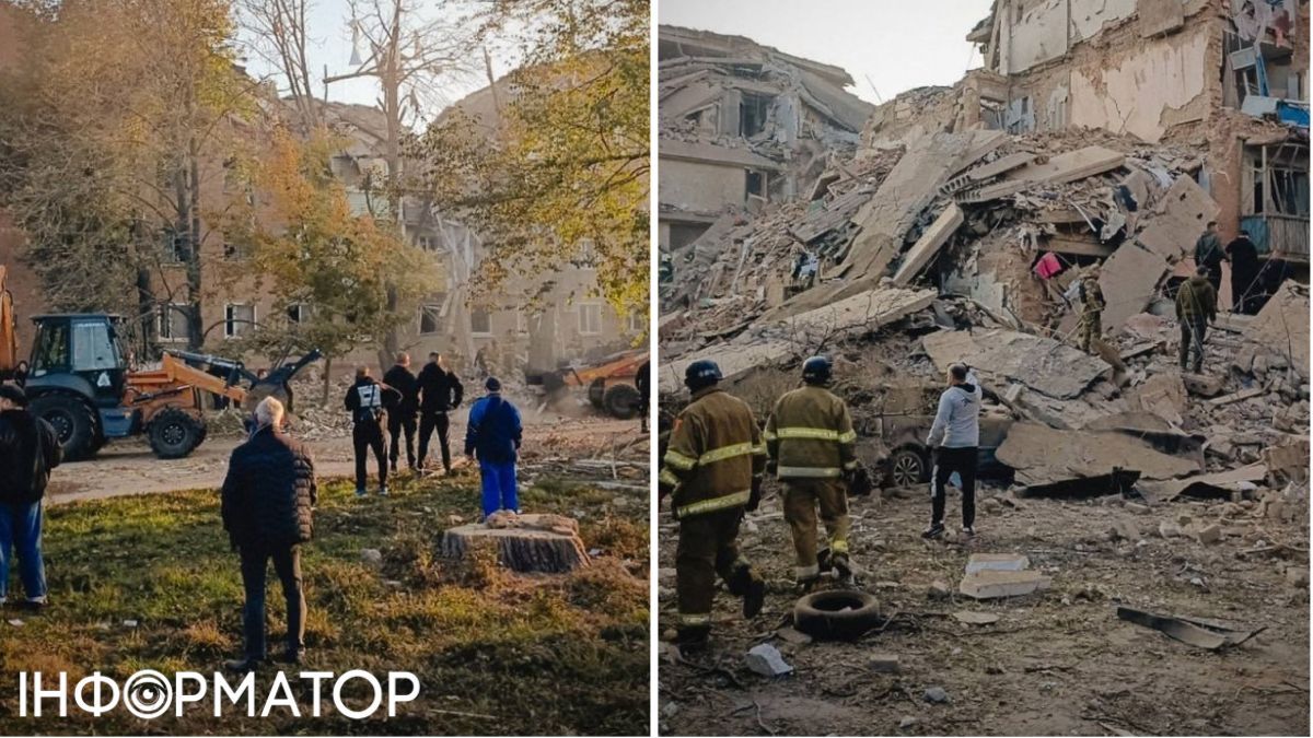 Зруйнована багатоповерхівка Прилуки