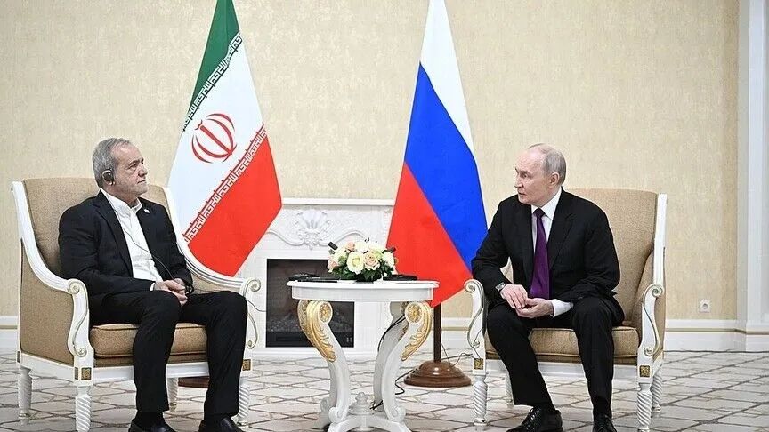 Путин передал Трампу позицию Тегерана по конфликту на Ближнем Востоке после встреч с Пезешкианом в Туркменистане, фото: росСМИ