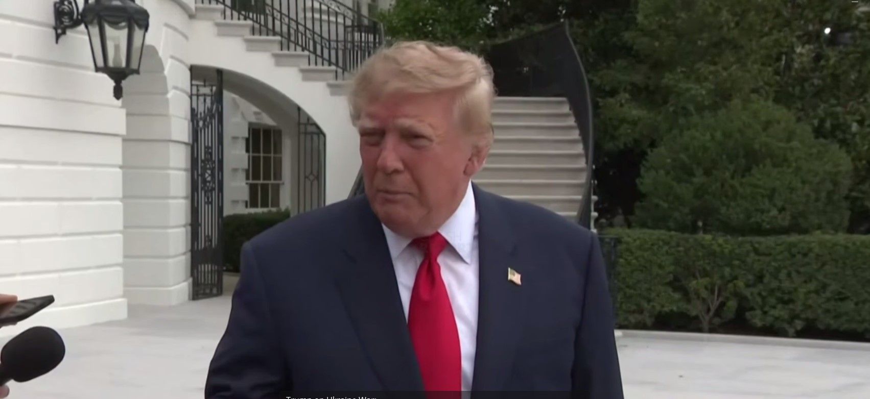 Трамп закликав Україну змінити президента, скриншот з відео
