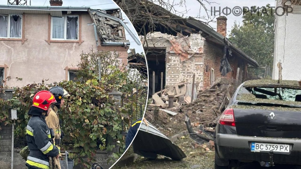 обломки дрона Львовщина