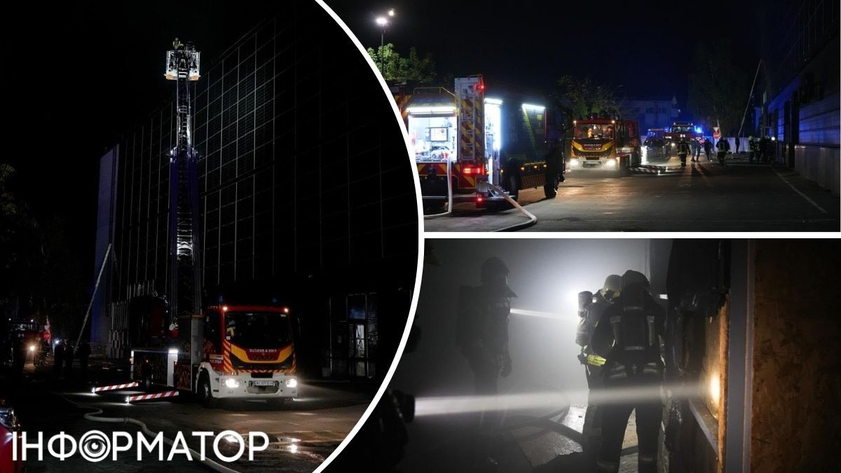 У Луцьку уламки дрона впали на розважальний центр - виникла пожежа