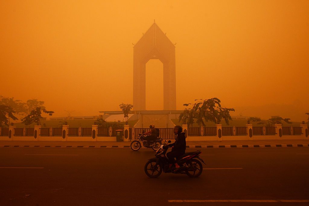Пожежі в Індонезії Фото: Getty Images