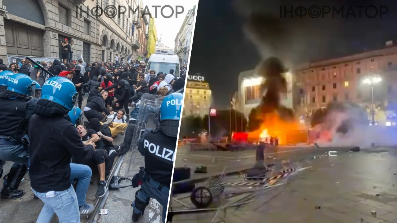 В Италии также прошли протесты на фоне недовольства ростом стоимости жизни и жилищным кризисом