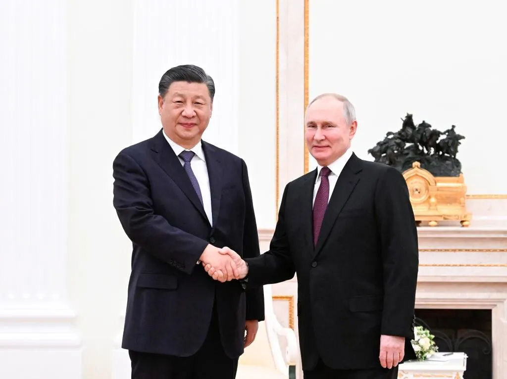 Сі Цзіньпін та Путін, фото: Xinhua/Shen Hong