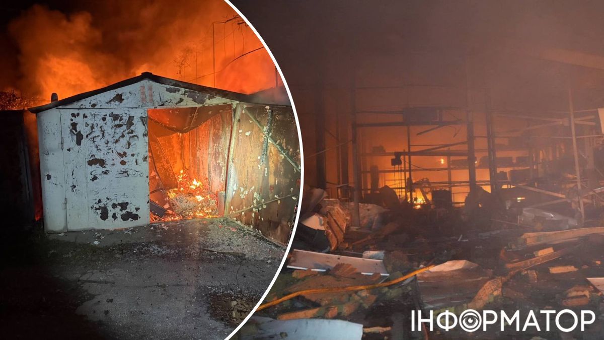 Нічна атака на Одещину - ворог кілька разів ударив по підприємству та гаражному кооперативу