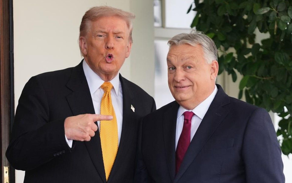 Трамп и Орбан Трамп и Орбан