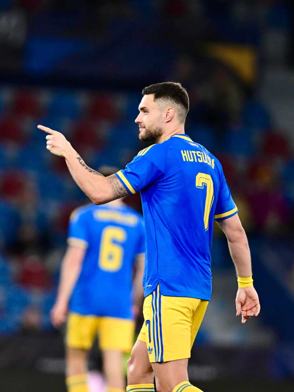 Гуцуляк під час футбольного матча, фото: Instagram-сторінка спортсмена
