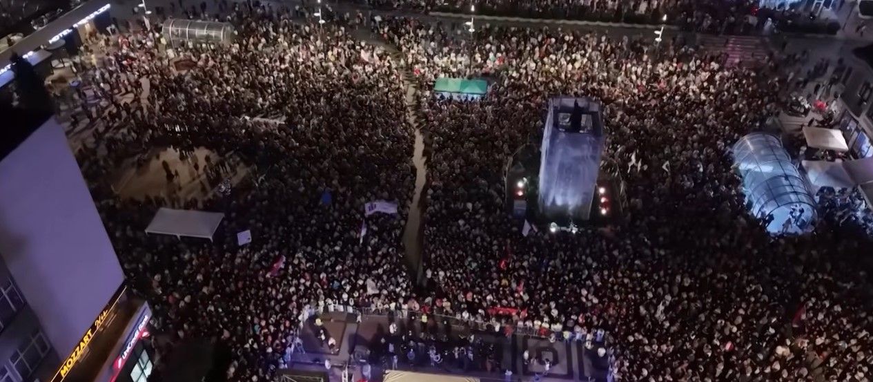 Предвыборный митинг студенческого движения "Список студентов – Студенты побеждают"