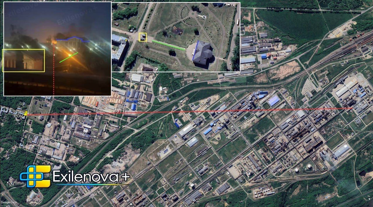 В Новомосковске Тульской области атаковали химзавод "Азот" 1