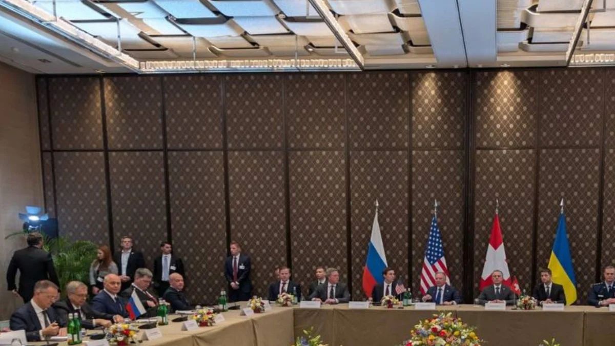 Трехсторонние мирные переговоры в марте 2026 года. Фото: Рустем Умеров / Telegram