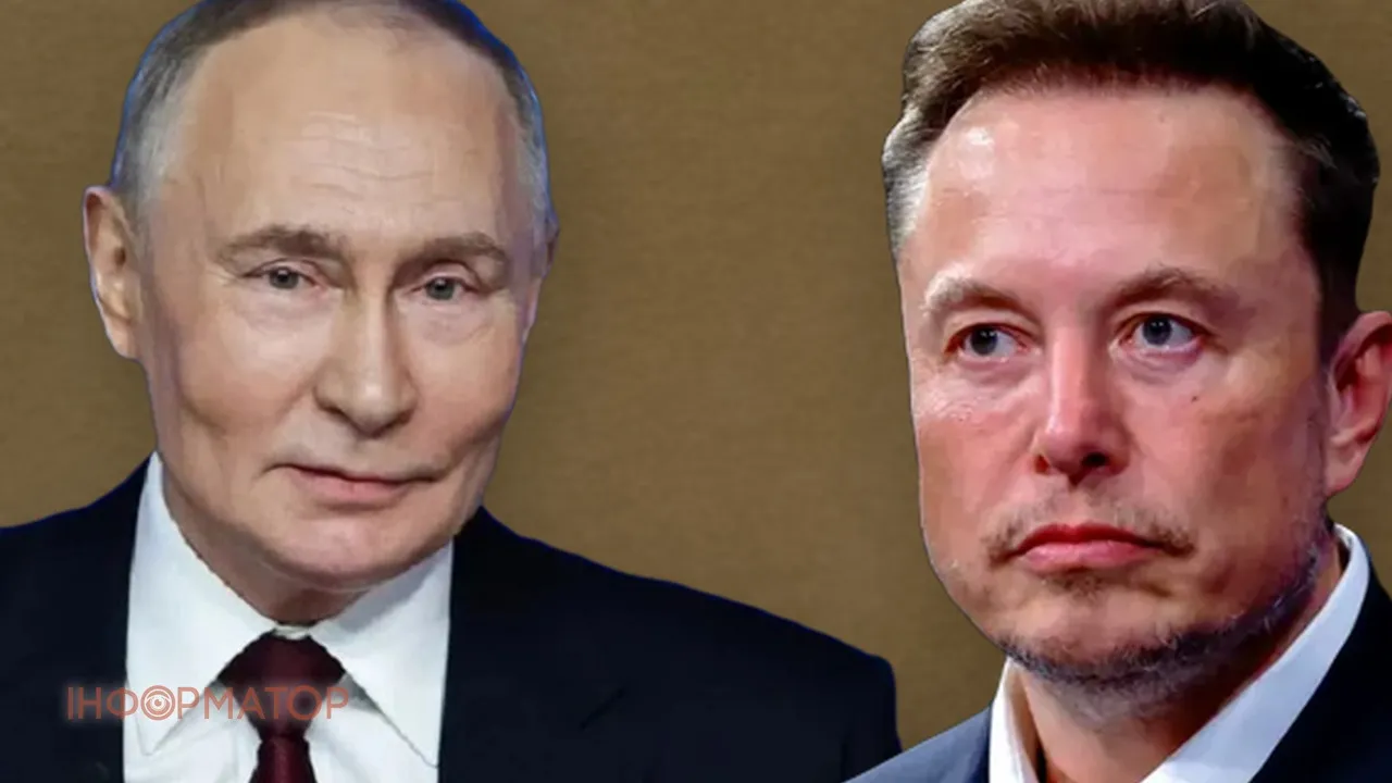 Путін заявив, що підтримує контакт з Ілоном Маском, який закликає до відставки Зеленського - є певні питання