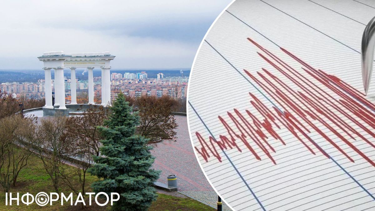 Карта землетрусу Полтава