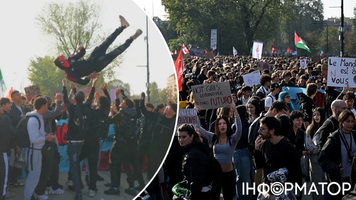 Протест у Мілані
