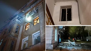 Дроновая атака на Днепр: среди пострадавших – полицейские, Филатов сообщил, что поврежденная четырехэтажка оказалась без окон и газа