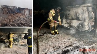 Враг совершил массированную атаку дронами по Днепропетровской области, есть разрушения: фото и подробности от ОВА и ГСЧС