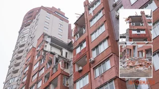 Ручной демонтаж и риск обвала: как в Днепре восстанавливают дом на Исполкомовской после атаки рф