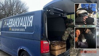 Из Никополя второй раз эвакуировали семью: на этот раз вместе с домашними питомцами