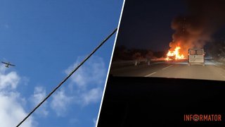 Дроны россиян начали долетать до Павлограда: противник нанес удар «Молниями» по трассе к Покровску