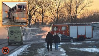 У Павлоградському районі ворожий БпЛА влучив у службовий автобус, 12 загиблих: у ДСНС показали кадри з місця атаки
