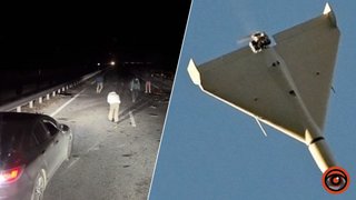 В Днепропетровской области вражеский дрон упал прямо на трассу: детали от очевидцев