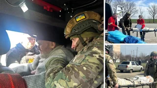 Поліцейські екіпажу "Білий янгол" евакуювали з Нікополя літніх жінок та чоловіка