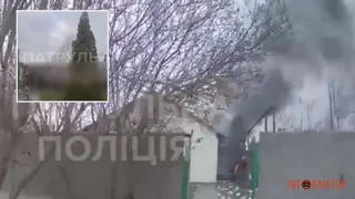 Повторный удар после эвакуации: полицейские показали видео с бодикамер, как спасали людей в Кривом Роге