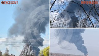 Атака дронами по Дніпру 13 квітня: постраждала людина, пожежа триває