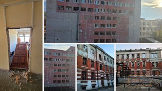 В результате дроновой атаки в ночь на 15 апреля в Днепре повреждено историческое здание “Политехники”.