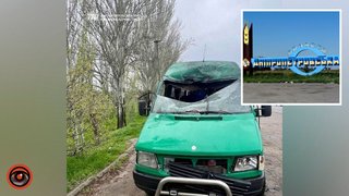 Среди раненых – ребенок: в Никопольском районе враг направил FPV-дрон по рейсовому микроавтобусу