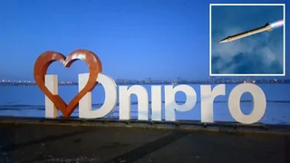 Скоростная цель на Днепр: в городе снова раздался взрыв, в небо поднялся столб дыма