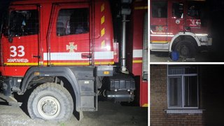 Відео моменту: ворожі безпілотники вдарили по рятувальниках у Марганці