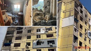 "Очень сильный был взрыв": в Павлограде российский беспилотник попал в многоэтажку, есть раненые