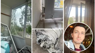 У Дніпрі в результаті ворожої атаки 21 травня пошкоджена квартира оператора місцевого телеканалу Олега Родіонова