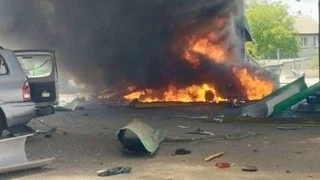 Ворог атакував дві АЗС у Павлоградському районі: спалахнули автівки, є поранений