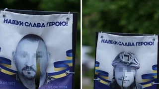 У Кривому Розі 44-річний чоловік порізав портрети полеглих воїнів: коментар поліції