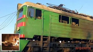 Возможны задержки и изменения в графике: 30 июня россияне ударили по электровозу в Днепропетровской области