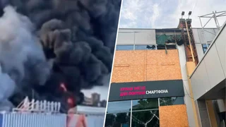 Ворог 20 разів атакував Дніпропетровську область: палає торгівельний центр, пошкоджений універмаг