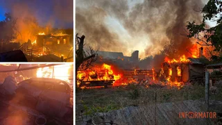 Ворог атакував Криворізький та Нікопольський райони: виникли пожежі, пошкоджене підприємство