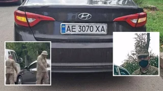 "Ви виходите чи я б'ю скло": у Кривому Розі в прямому ефірі люди у формі витягли таксиста з машини та "задули" його балончиком