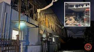 Ворог здійснив понад 20 атак на два райони Дніпропетровської області: є поранений, пошкоджені підприємство та ринок, виникла пожежа