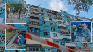 Удар російського дрона по багатоповерхівці 11 жовтня у Дніпрі: фото наслідків атаки
